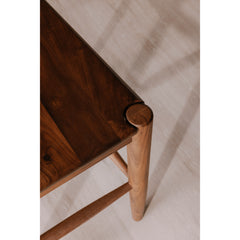 Owing Walnut Brown Counter Stool - Ornate Home