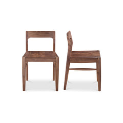 Owing Walnut Brown Dining Chair (Set of 2) - Ornate Home