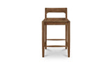 Owing Walnut Counter Low Back Stool