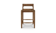 Owing Walnut Counter Low Back Stool - Ornate Home