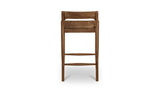 Owing Walnut Counter Low Back Stool
