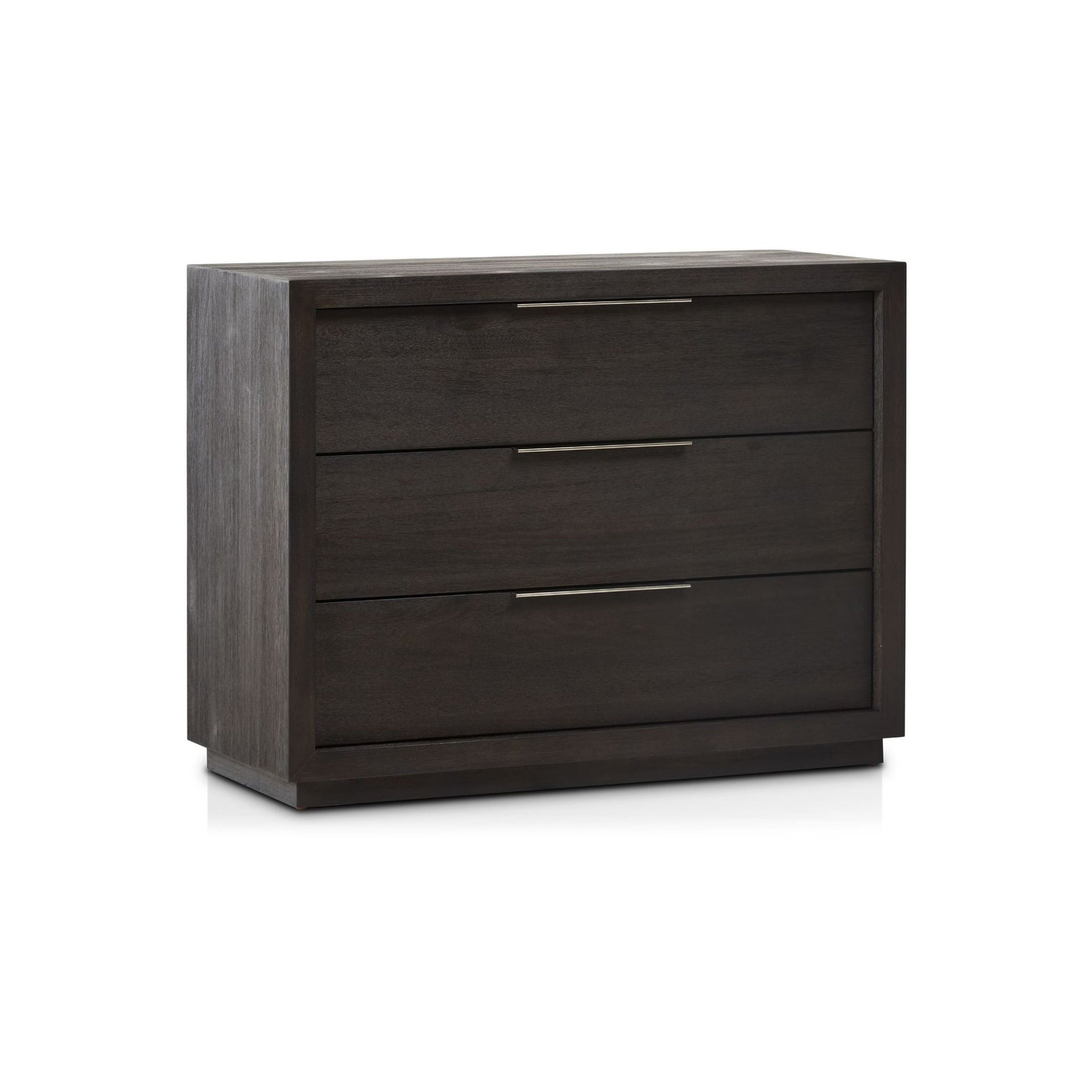 Oxford 3 Drawer Nightstand in Basalt Grey - Ornate Home