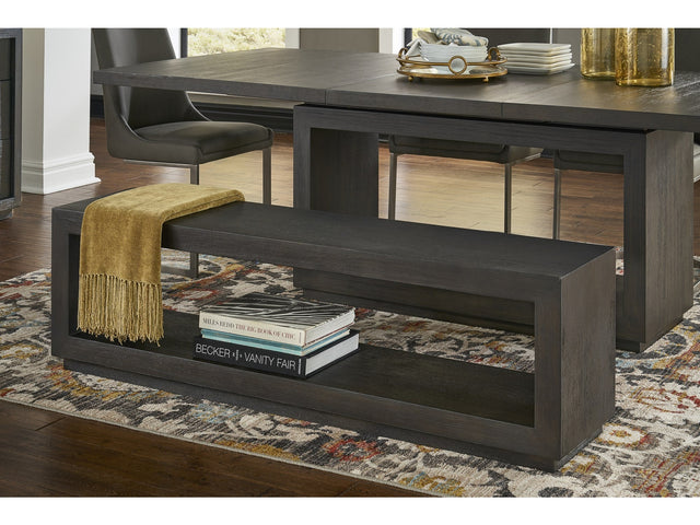 Oxford Basalt Grey Dining Bench - Ornate Home