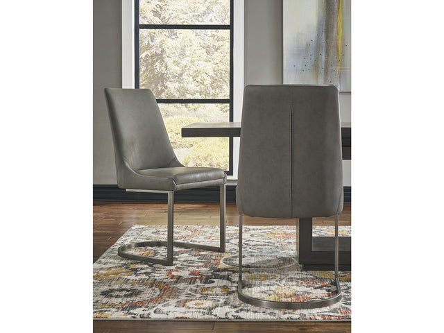 Oxford Basalt Grey Dining Chair (Set of 2) - Ornate Home