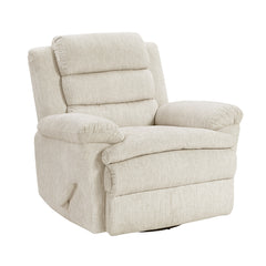 Oxford Beige Swivel Glider Reclining Chair - Ornate Home