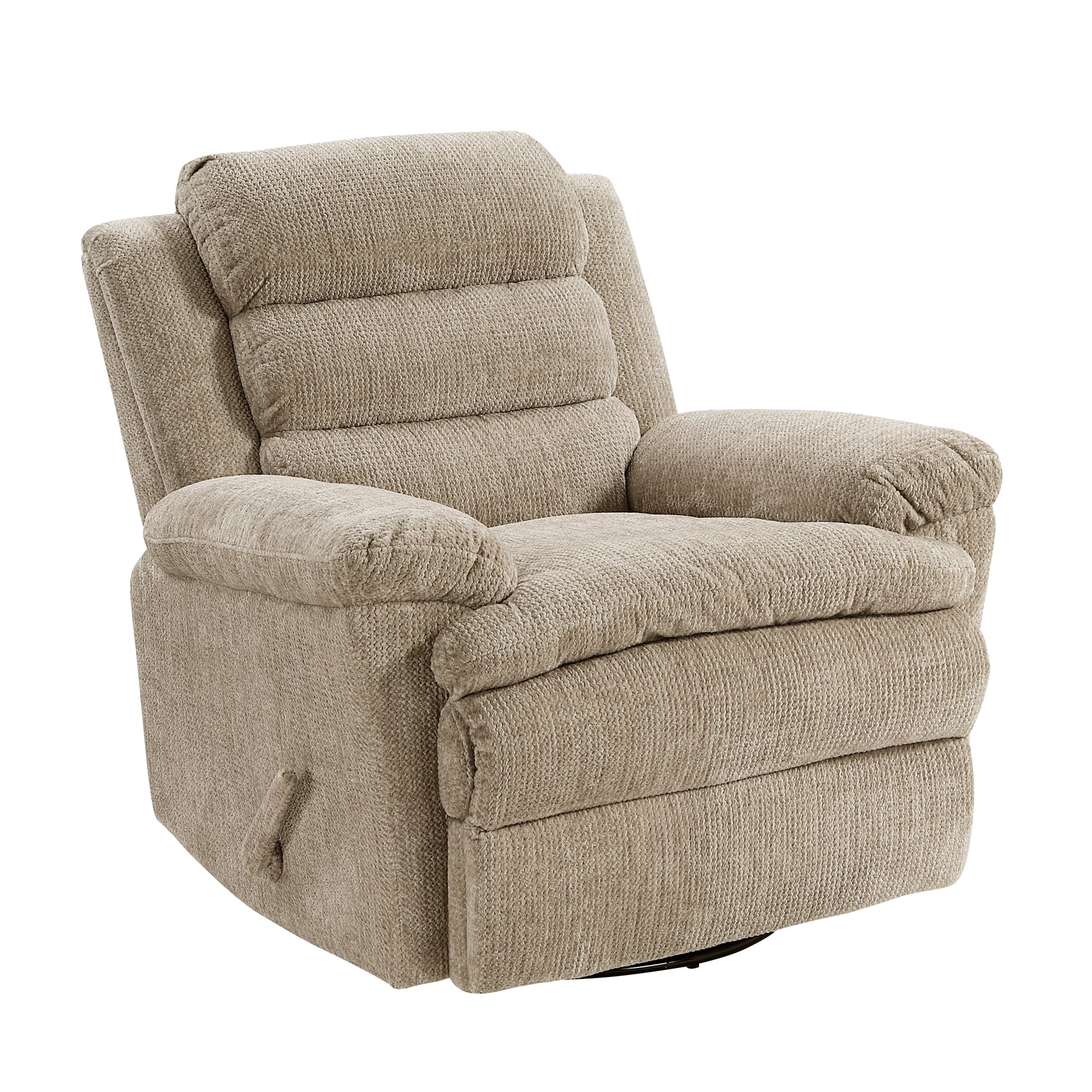 Oxford Brown Swivel Glider Reclining Chair - Ornate Home