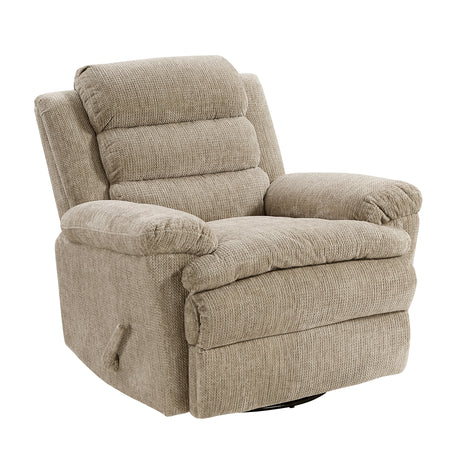 Oxford Brown Swivel Glider Reclining Chair - Ornate Home