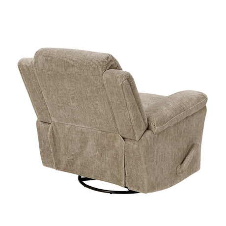 Oxford Brown Swivel Glider Reclining Chair - Ornate Home