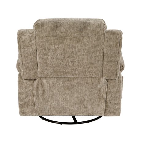 Oxford Brown Swivel Glider Reclining Chair - Ornate Home