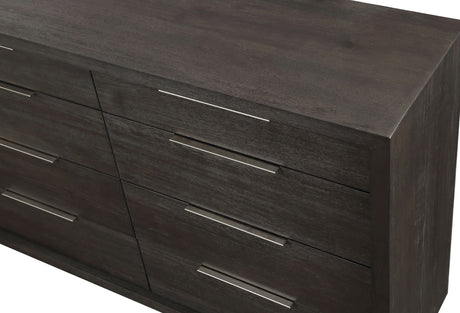 Oxford Eight Drawer Dresser in Basalt Grey - Ornate Home