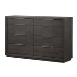 Oxford Eight Drawer Dresser in Basalt Grey - Ornate Home