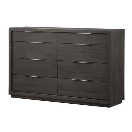 Oxford Eight Drawer Dresser in Basalt Grey - Ornate Home