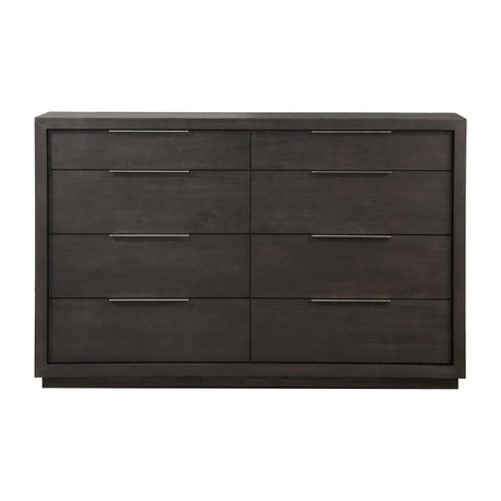 Oxford Eight Drawer Dresser in Basalt Grey - Ornate Home