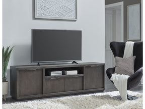 Oxford Entertainment Console 84W in Basalt Grey - Ornate Home