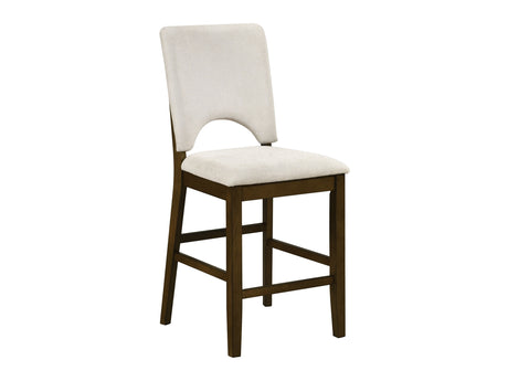 Oxford Light Beige/Oak Counter Height Chair - Ornate Home