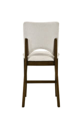 Oxford Light Beige/Oak Counter Height Chair - Ornate Home