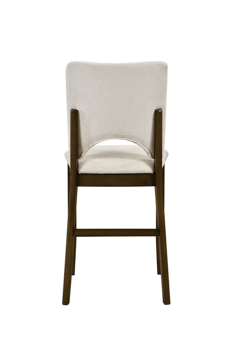 Oxford Light Beige/Oak Counter Height Chair - Ornate Home