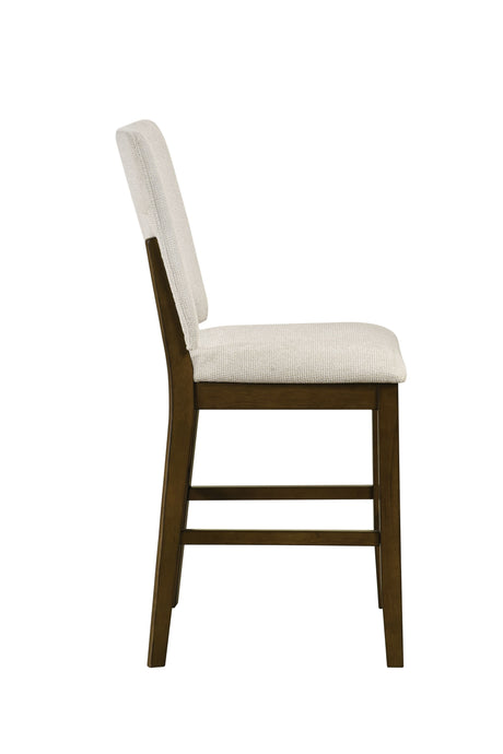 Oxford Light Beige/Oak Counter Height Chair - Ornate Home