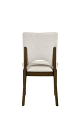 Oxford Light Beige/Oak Side Chair (Set of 2) - Ornate Home