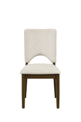 Oxford Light Beige/Oak Side Chair (Set of 2) - Ornate Home