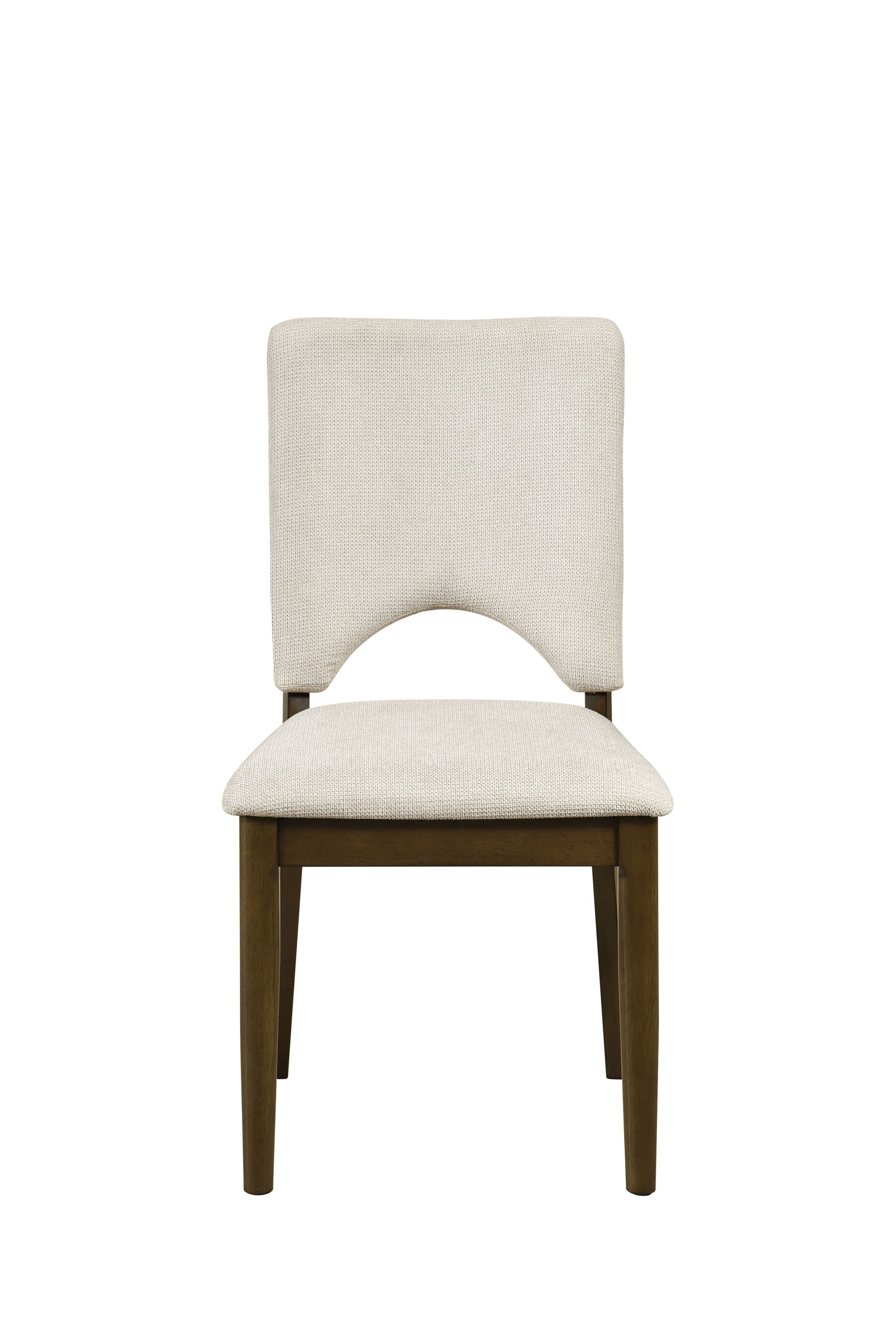 Oxford Light Beige/Oak Side Chair (Set of 2) - Ornate Home