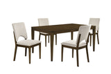 Oxford Light Beige/Oak Side Chair (Set of 2) - Ornate Home