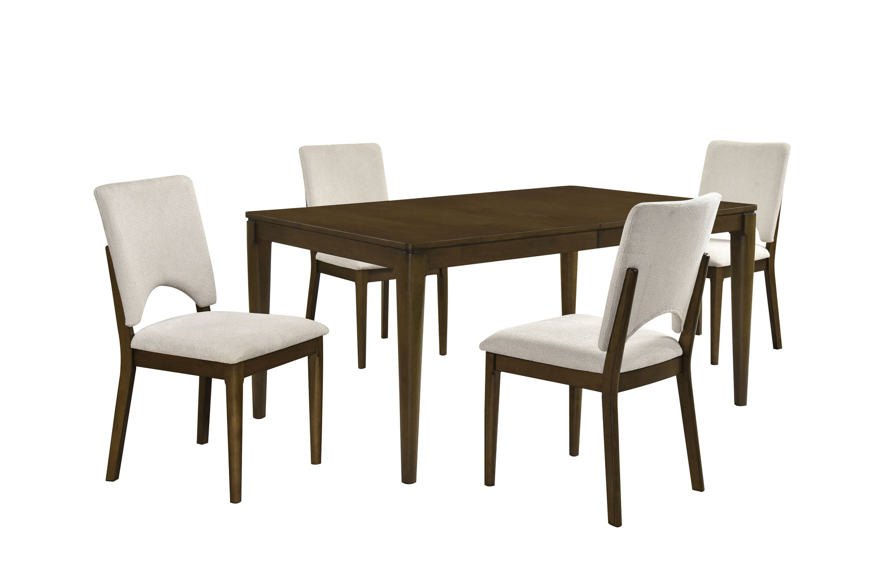 Oxford Light Beige/Oak Side Chair (Set of 2) - Ornate Home