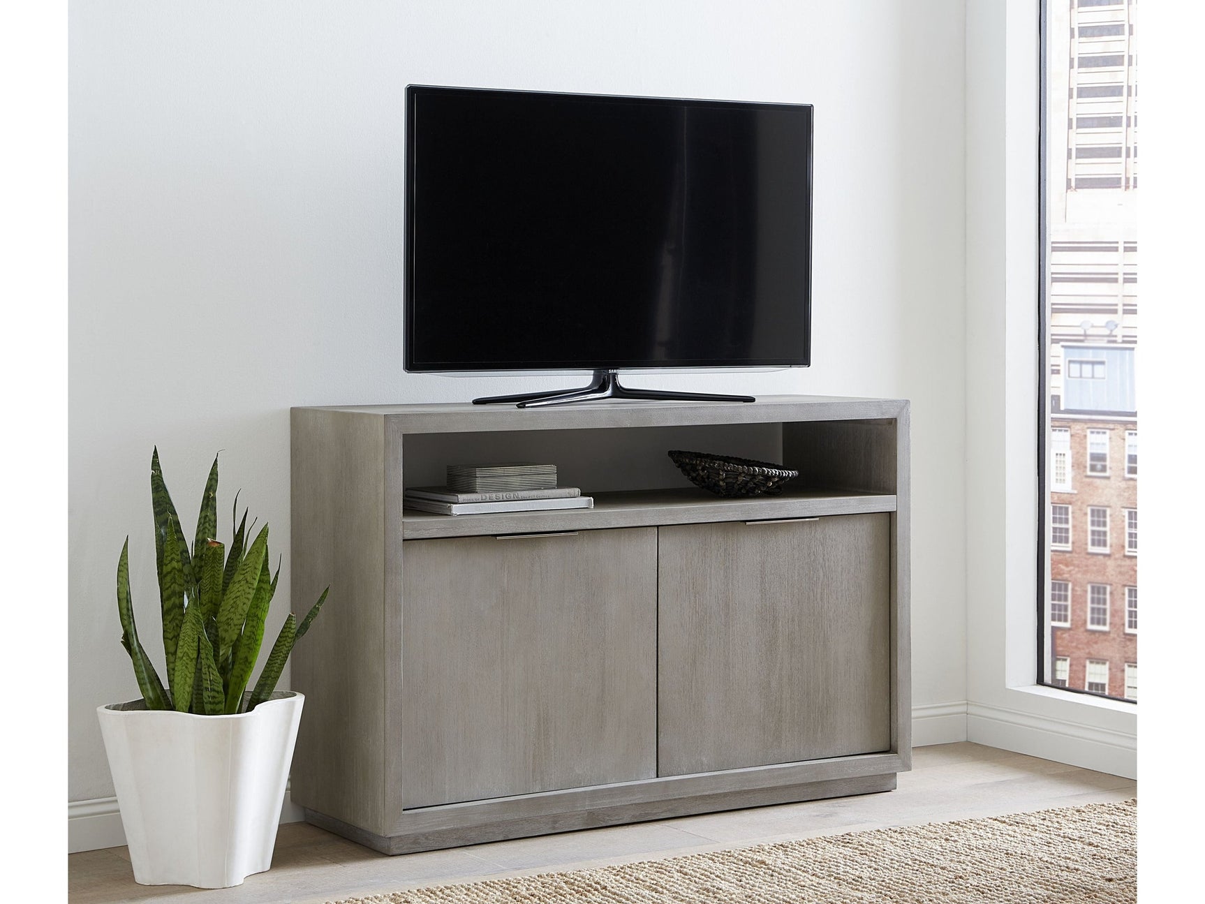 Oxford Media Console 54 inch in Mineral - Ornate Home