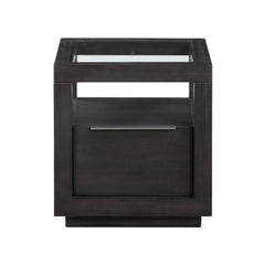 Oxford One Drawer End Table in Basalt Grey - Ornate Home