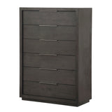 Oxford Six Drawer Chest in Basalt Grey - Ornate Home