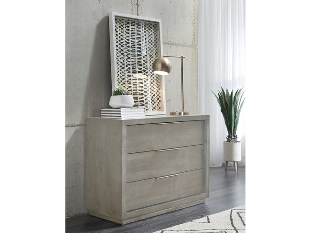 Oxford Three-Drawer Nightstand in Mineral - Ornate Home