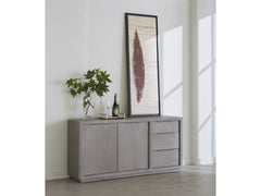 Oxford Three-Drawer Sideboard in Mineral - Ornate Home