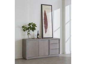 Oxford Three-Drawer Sideboard in Mineral - Ornate Home