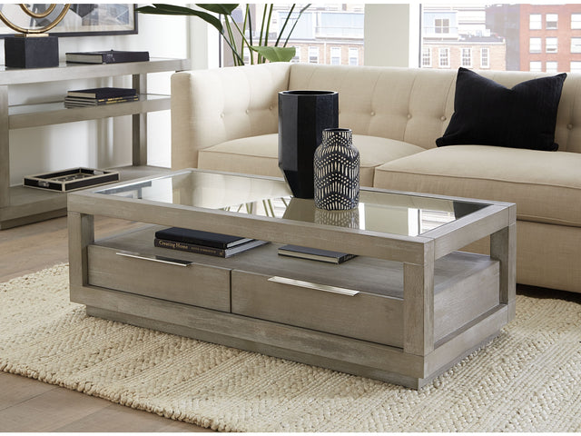 Oxford Two-Drawer Coffee Table in Mineral - Ornate Home