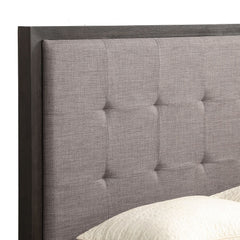 Oxford Upholstered Footboard Eastern King Storage Bed in Dolphin - Ornate Home
