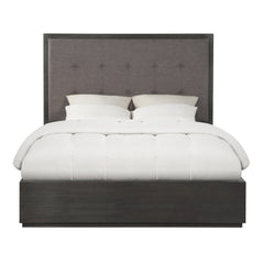 Oxford Upholstered Footboard Queen Storage Bed in Dolphin - Ornate Home