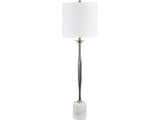 Oxley Silver/White Buffet Lamp (Set of 2) - Ornate Home