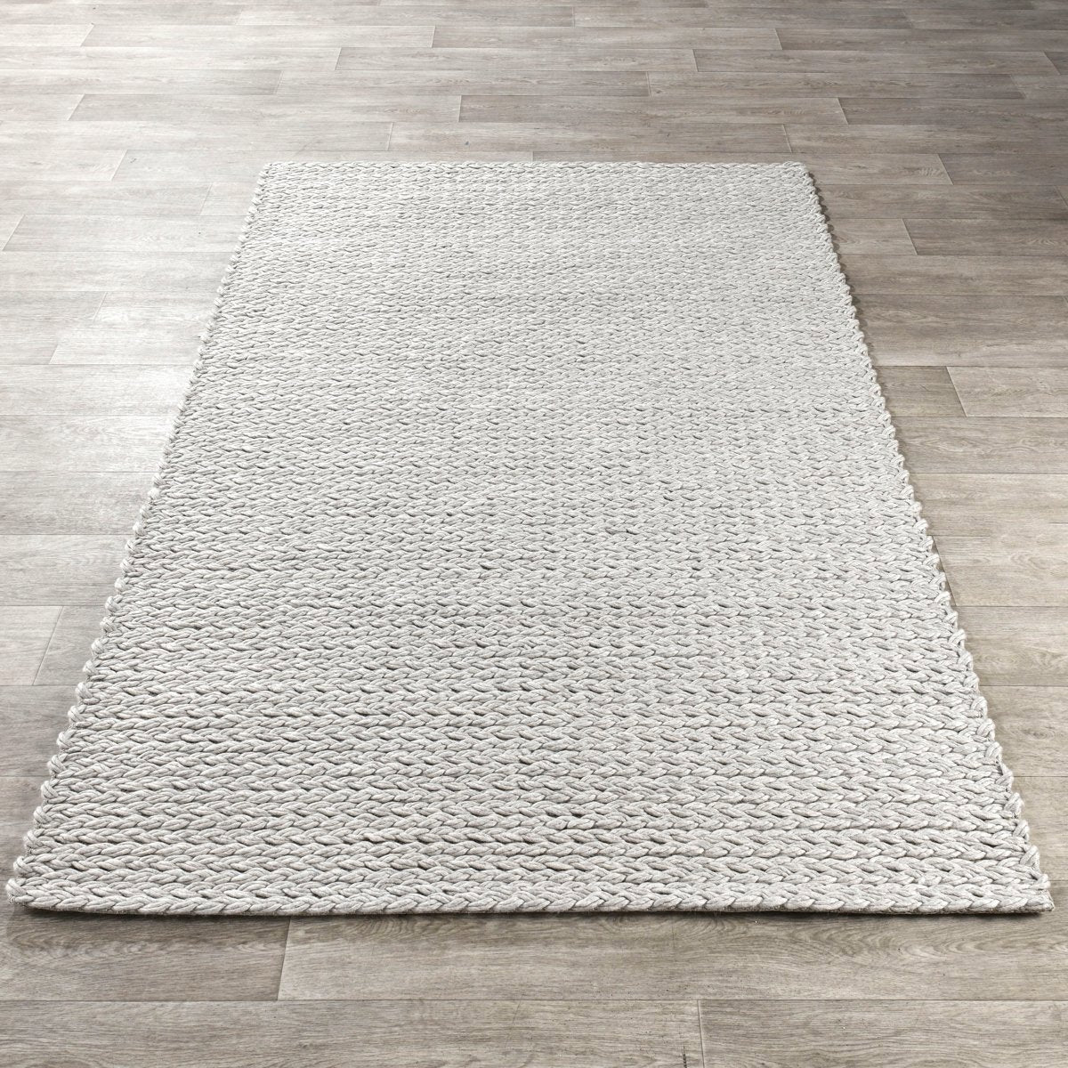 Oxnard Gray Wool Rug - Ornate Home