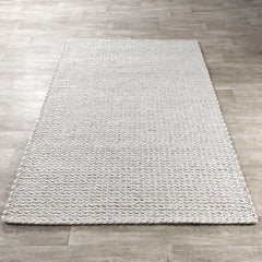 Oxnard Gray Wool Rug - Ornate Home