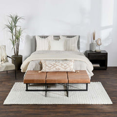 Oxnard Ivory Wool Rug - Ornate Home