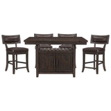 Oxton Cherry 5pc Dining Set - Ornate Home