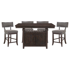 Oxton Cherry 5pc Dining Set - Ornate Home