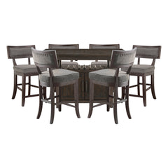 Oxton Cherry 7pc Dining Set - Ornate Home