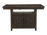 Oxton Dark Cherry Counter Height Table - Ornate Home