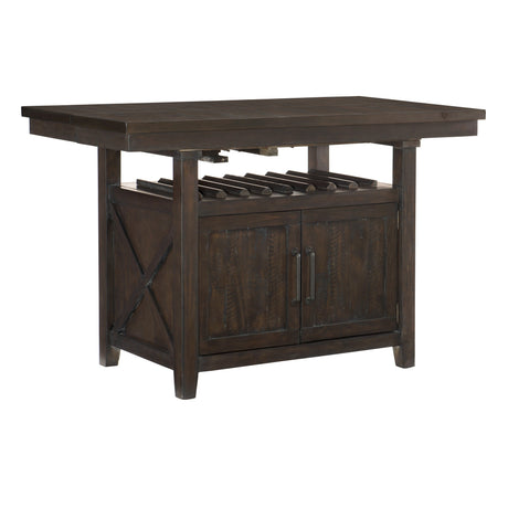 Oxton Dark Cherry Counter Height Table - Ornate Home