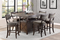 Oxton Dark Cherry Counter Height Table - Ornate Home