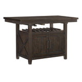 Oxton Dark Cherry Counter Height Table - Ornate Home