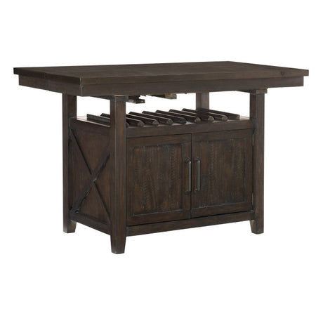 Oxton Dark Cherry Counter Height Table - Ornate Home