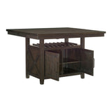 Oxton Dark Cherry Counter Height Table - Ornate Home
