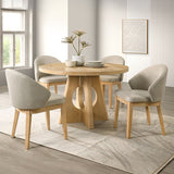 Ozark Oak Round Dining Table - Ornate Home